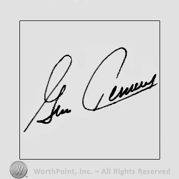 Autograph/signature : Gene Cernan.