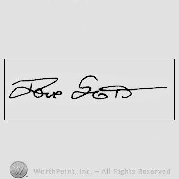 Autograph/signature : Dave Scott.