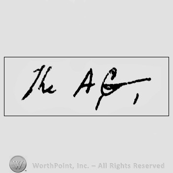 Autograph/signature : Robert Kennedy.