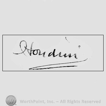 Autograph/signature : Harry Houdini.