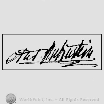 Autograph/signature : Anton Rubinstein.