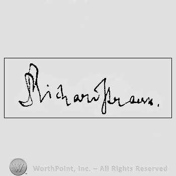 Autograph/signature : Richard Strauss.