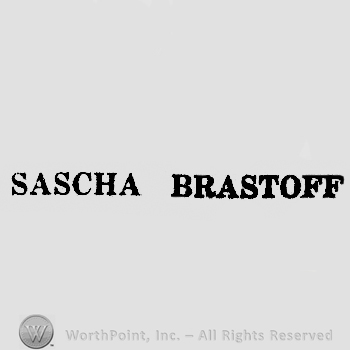 Sascha Brastoff bold written