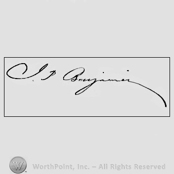 Autograph/signature: Judah P. Benjamin.