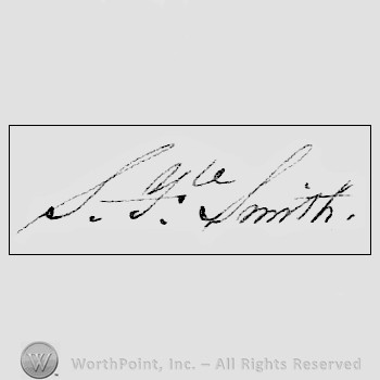 Autograph/signature: Samuel Francis Smith.