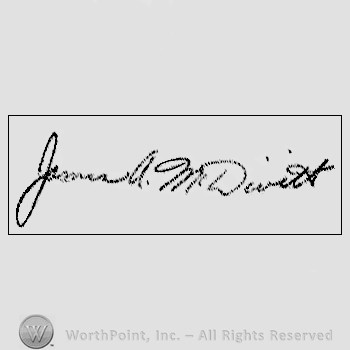 Autograph/signature: James A. McDivitt.