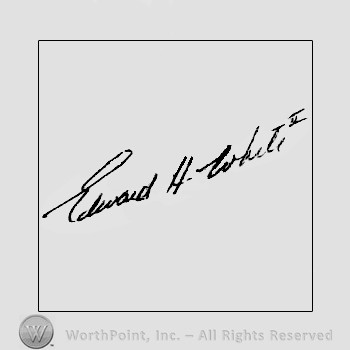 Autograph/signature: Edward H. White II.