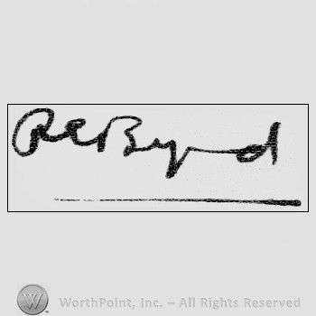 Autograph/signature: Richard E. Byrd.