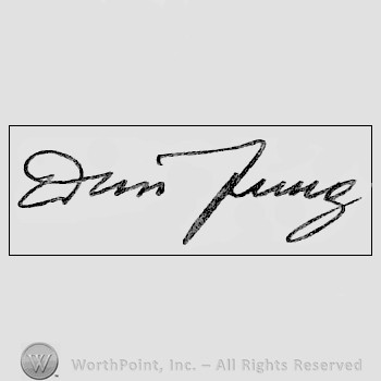 Autograph/signature: Carl Gustav Jung.