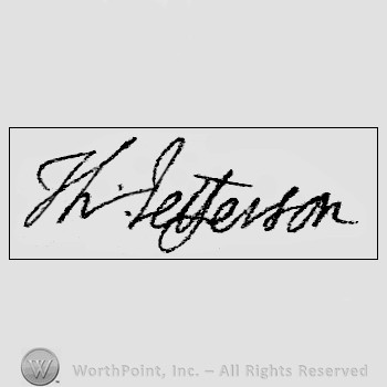 Autograph/signature: Thomas Jefferson.