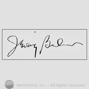 Autograph/signature: Irving Berlin.