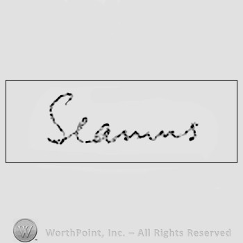 Autograph/signature: Seamus Heaney.