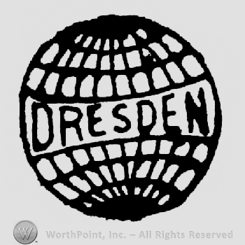 A globe with Dresden written on a frame inside it