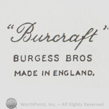"burcraft burgess bross made in england"