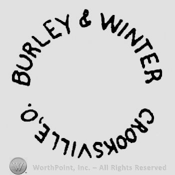 Burley & Winter written arched above Crooksville, O. written arched