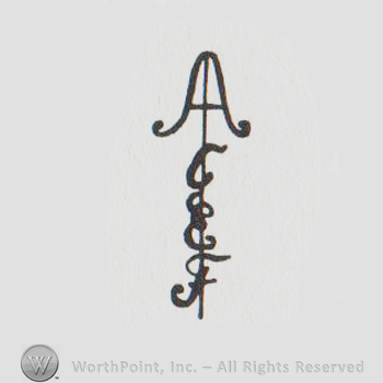 ACEF handwritten vertically in uppercase letters