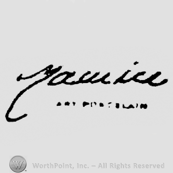 Maurice hand written above Art Porcelain