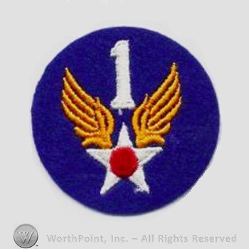 Army Air Forces Shoulder Sleeve Insignia : 1st Air Force.