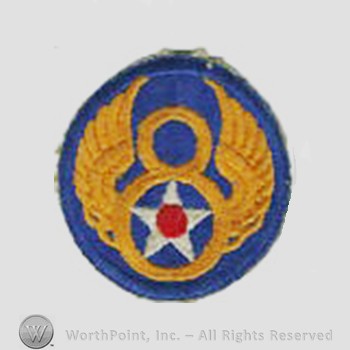 Army Air Forces Shoulder Sleeve Insignia : 8th Air Force.