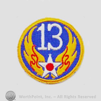 Army Air Forces Shoulder Sleeve Insignia : 13th Air Force.