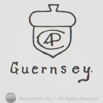 an acorn with "CAP guernsey"