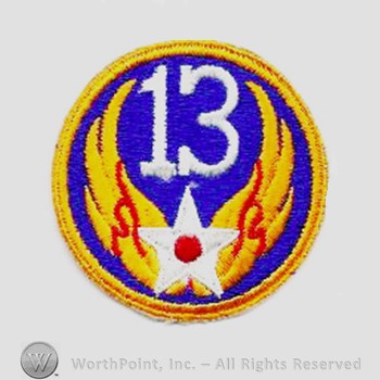 Army Air Forces Shoulder Sleeve Insignia : 13th Air Force.