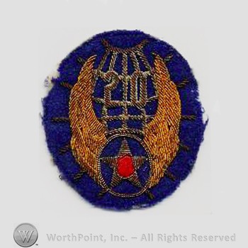 Army Air Forces Shoulder Sleeve Insignia : 20th Air Force.
