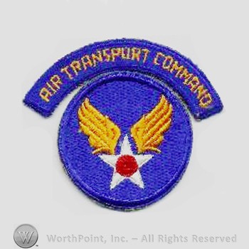 Army Air Forces Shoulder Sleeve Insignia : Air Transport Command.