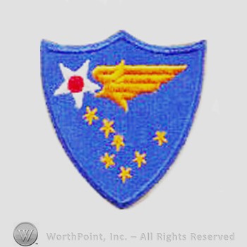 Army Air Forces Shoulder Sleeve Insignia : Alaskan Air Command.