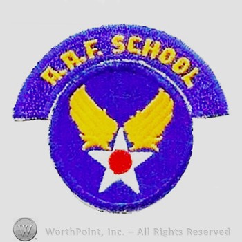 Army Air Forces Shoulder Sleeve Insignia : Army Air Force School.