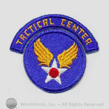 Army Air Forces Shoulder Sleeve Insignia : Army Air Force Tactical Center.