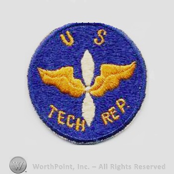 Army Air Forces Shoulder Sleeve Insignia : Army Air Force Technical Representative.