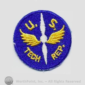 Army Air Forces Shoulder Sleeve Insignia : Army Air Force Technical Representative.