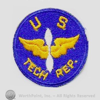 Army Air Forces Shoulder Sleeve Insignia : Army Air Force Technical Representative.