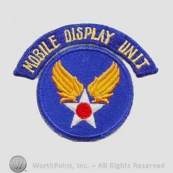 Army Air Forces Shoulder Sleeve Insignia : Army Air Forces Mobile Display Unit.
