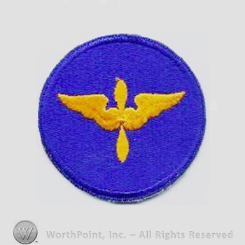 Army Air Forces Shoulder Sleeve Insignia : Aviation Cadet.