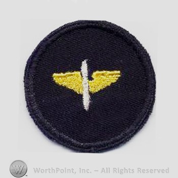 Army Air Forces Shoulder Sleeve Insignia : Aviation Cadet.
