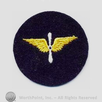 Army Air Forces Shoulder Sleeve Insignia : Aviation Cadet.