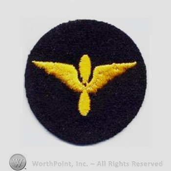 Army Air Forces Shoulder Sleeve Insignia : Aviation Cadet.
