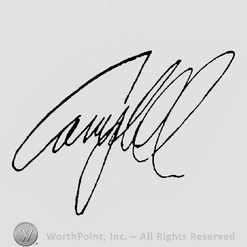 Campbell hand written