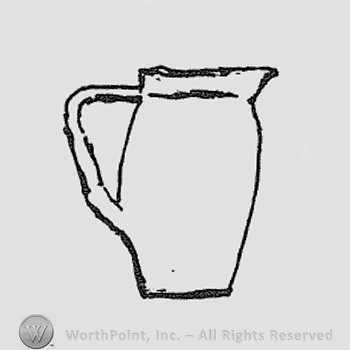 Rookwood Pottery Shape No. 18; pitcher.