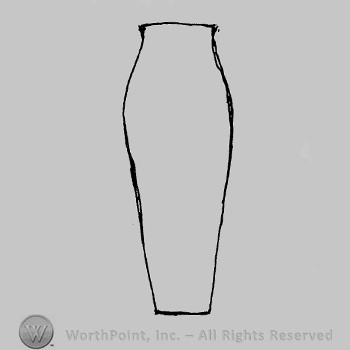 Rookwood Pottery Shape No. 30; vase.