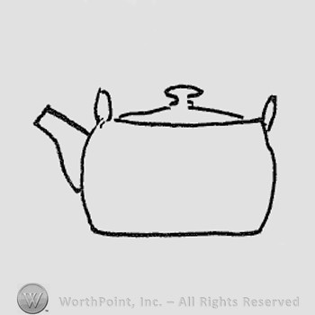 Rookwood Pottery Shape No. 43; teapot.