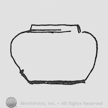 Rookwood Pottery Shape No. 131; jardiniere.
