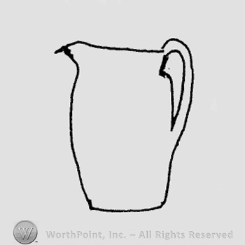 Rookwood Pottery Shape No. 175; puck pitcher.