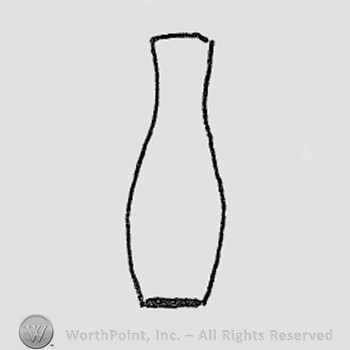 Rookwood Pottery Shape No. 219; vase.