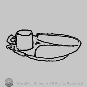 Rookwood Pottery Shape No. 258; cup and salad.