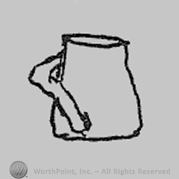 Rookwood Pottery Shape No. 260; childs mug.