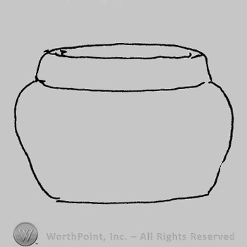Rookwood Pottery Shape No. 276; jardiniere.