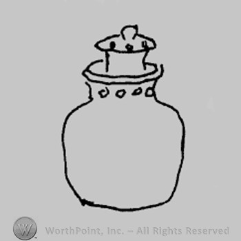 Rookwood Pottery Shape No. 277; scent jar.